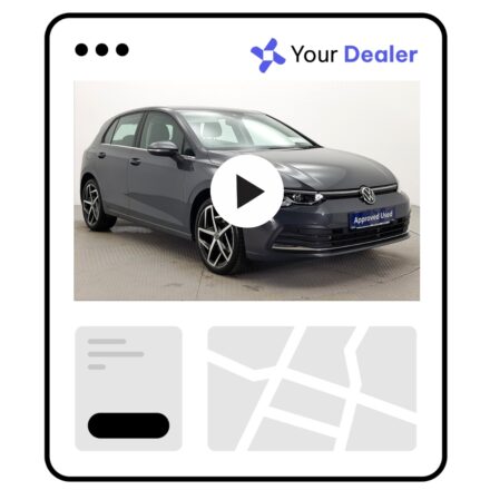 Volkswagen Gulf personalised video viewed in a dealer bespoke landing page